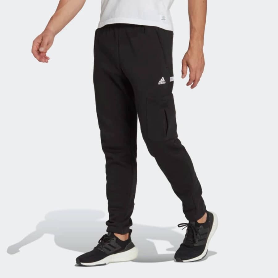 adidas hk2152 fleece cargopants m black