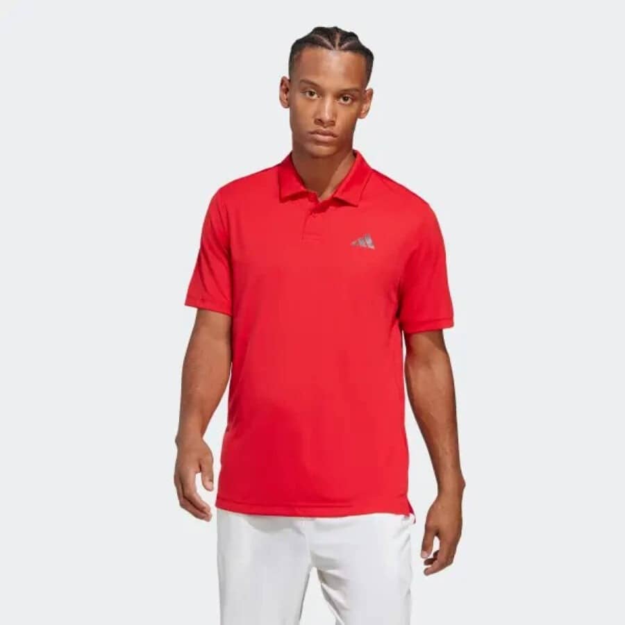 adidas ht4424 club polo short sl 000 red