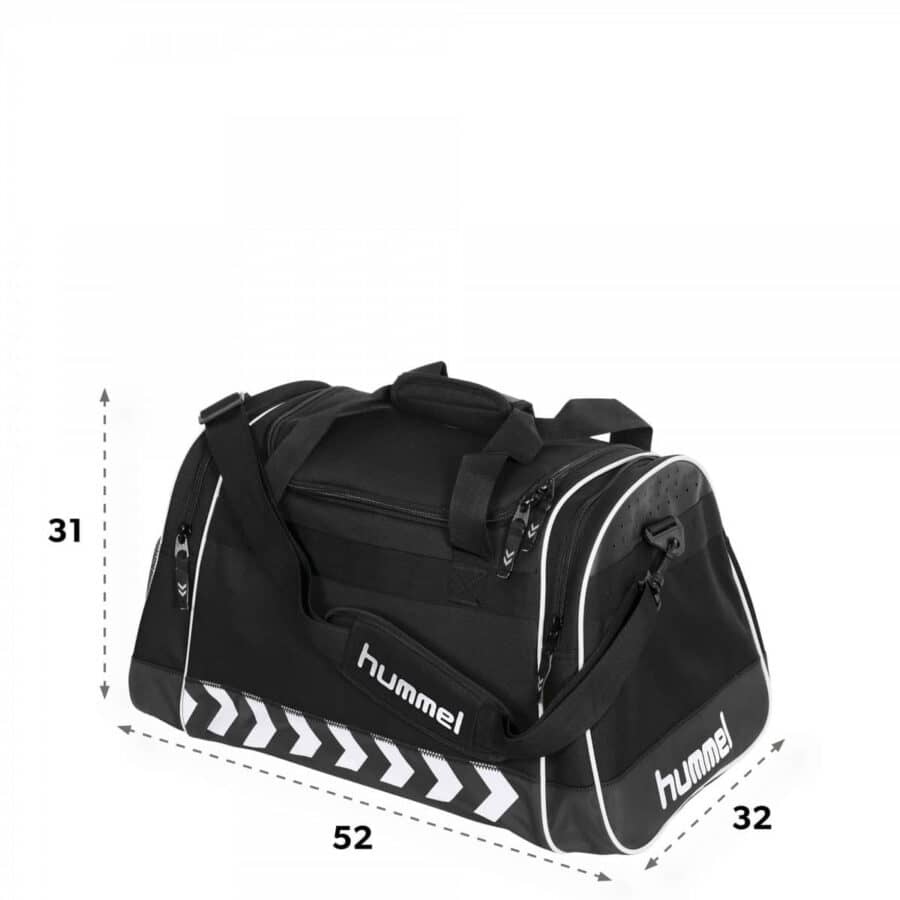 hummel 184834 milford bag 8000 zwart grijs