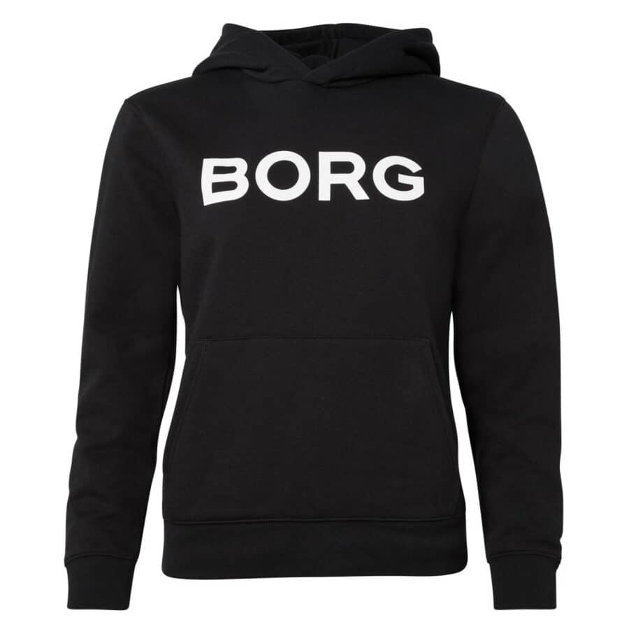 bjorn borg 10000137 bb logo hood bk001 black beauty