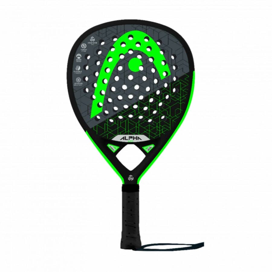 head 228849 graphene 360 alpha ltd 11cn zwart groen