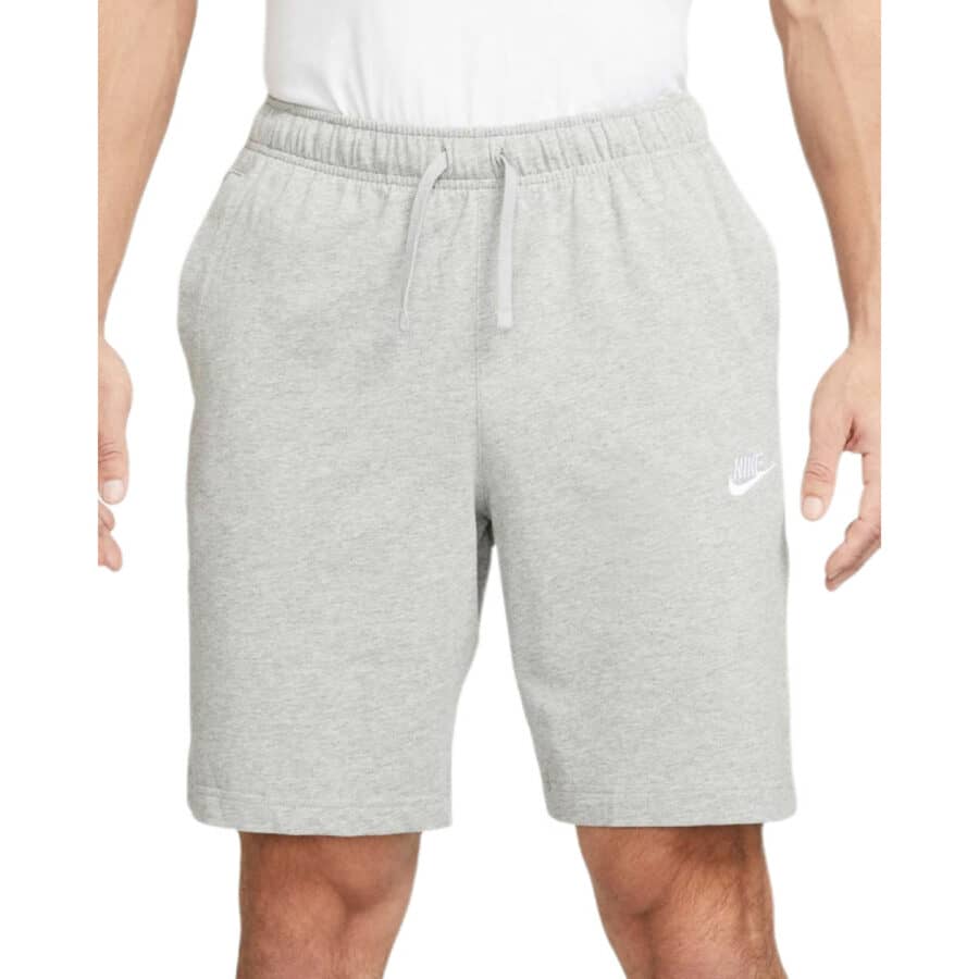 nike bv2772 sportswear club mens 063 dk grey heather white