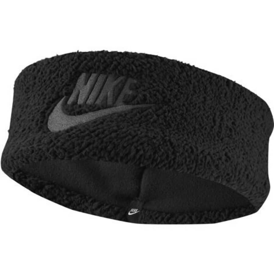 nike n1004357 headband sherpa 079 zwart