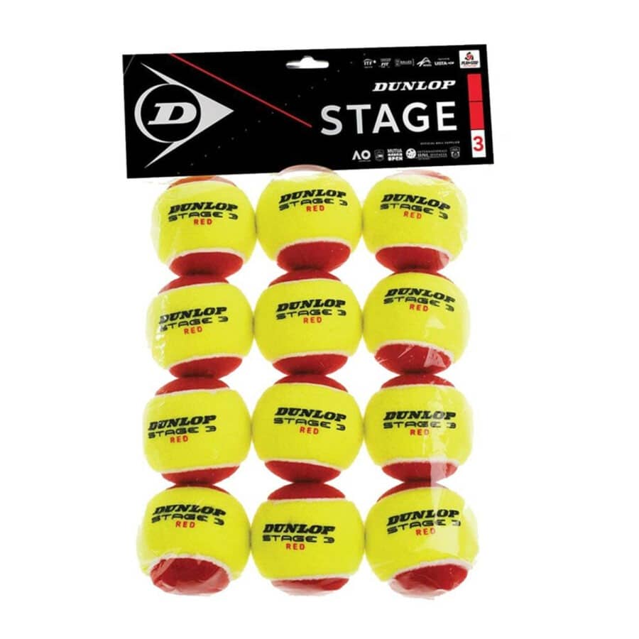 dunlop 601344 stage 3 polybag 12 rood