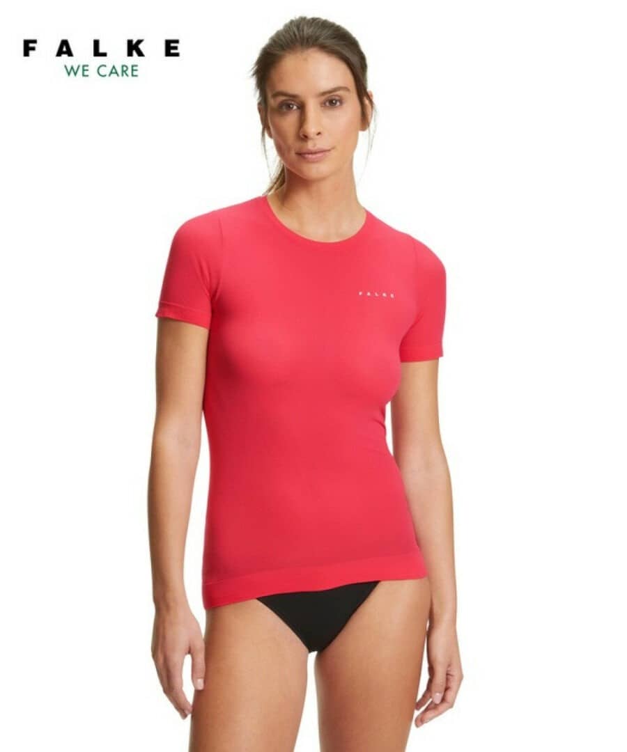 falke ess 33271 ul c shortsleeved shirt 8564 rose