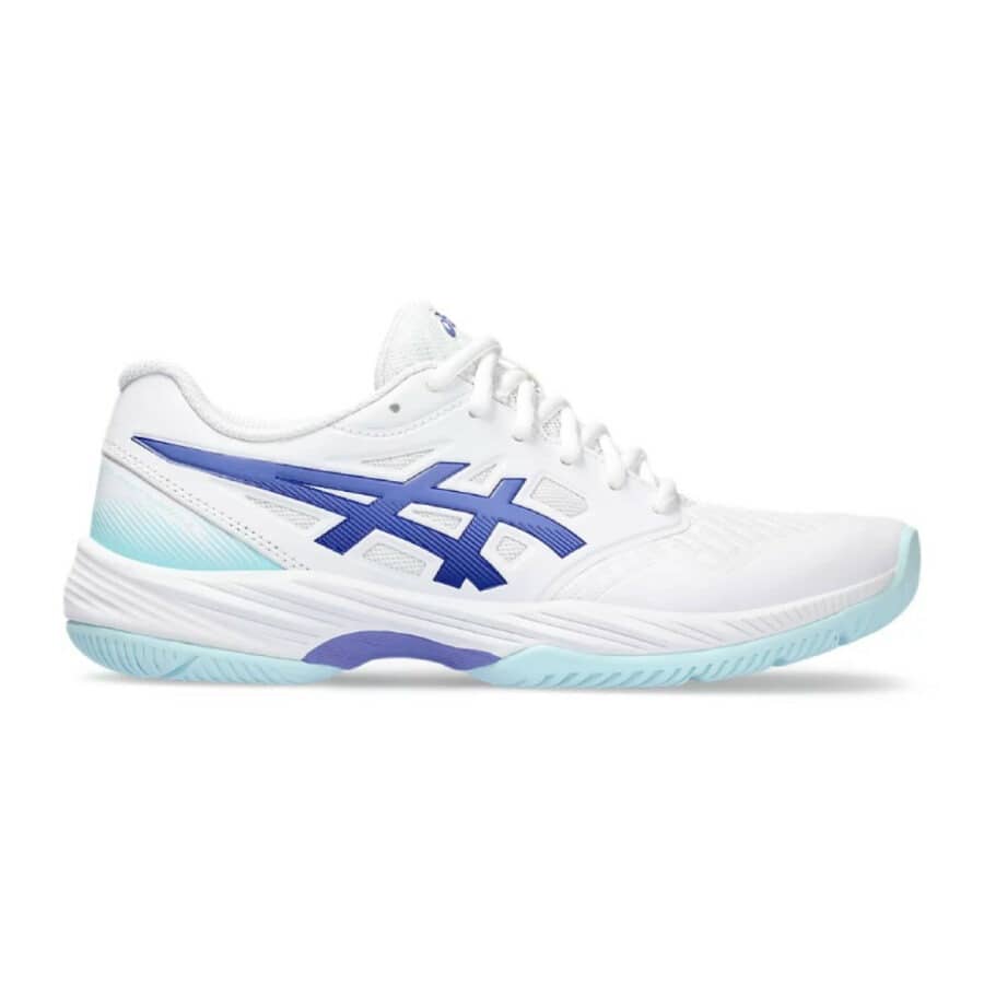 asics 1072a090 gel court hunter 3 100 white blue violet