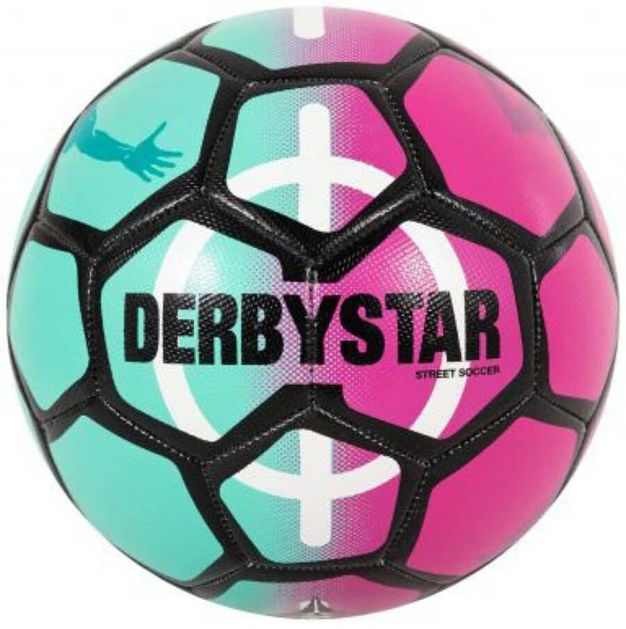 derbystar 287957 street soccer bal 1166 groen rose