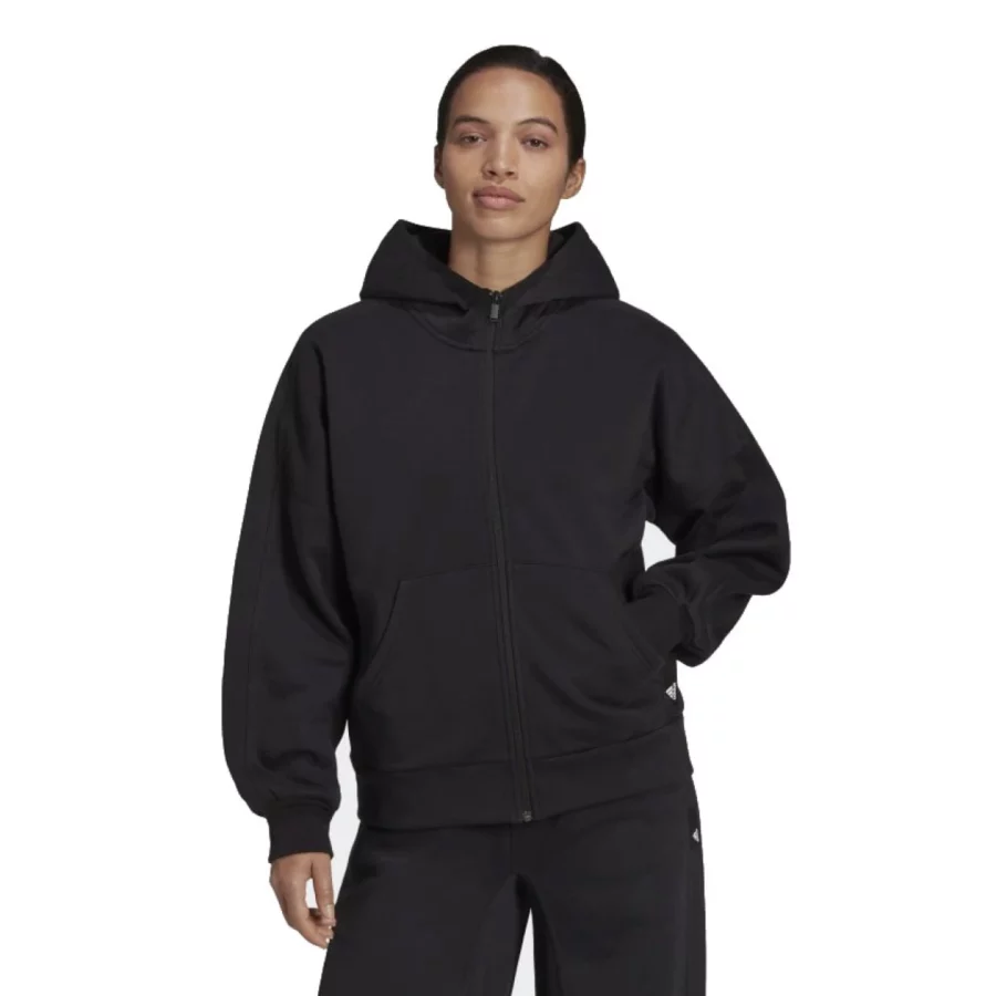 adidas he2865 hooded full zip black