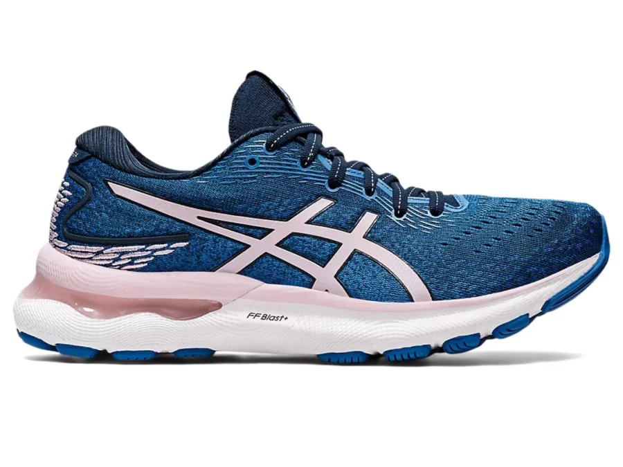 asics 1012b201 gel nimbus 24 400 french blue barely rose