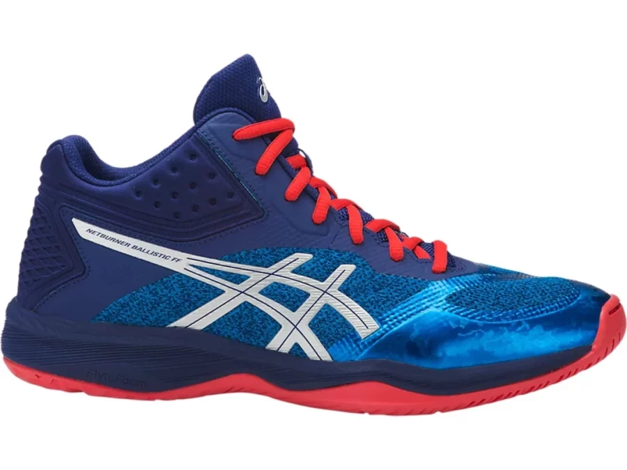 asics 1051a003 netburner ballistic f 400 race blue silver