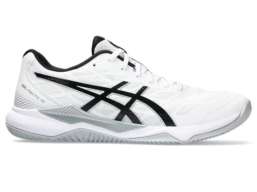 asics 1071a090 gel tactic 12 100 white black