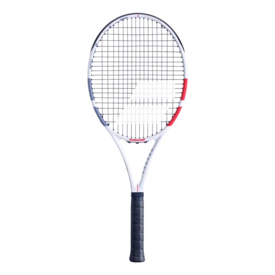 babolat 101414 strike evo unstrung 323 weiss rot schwarz