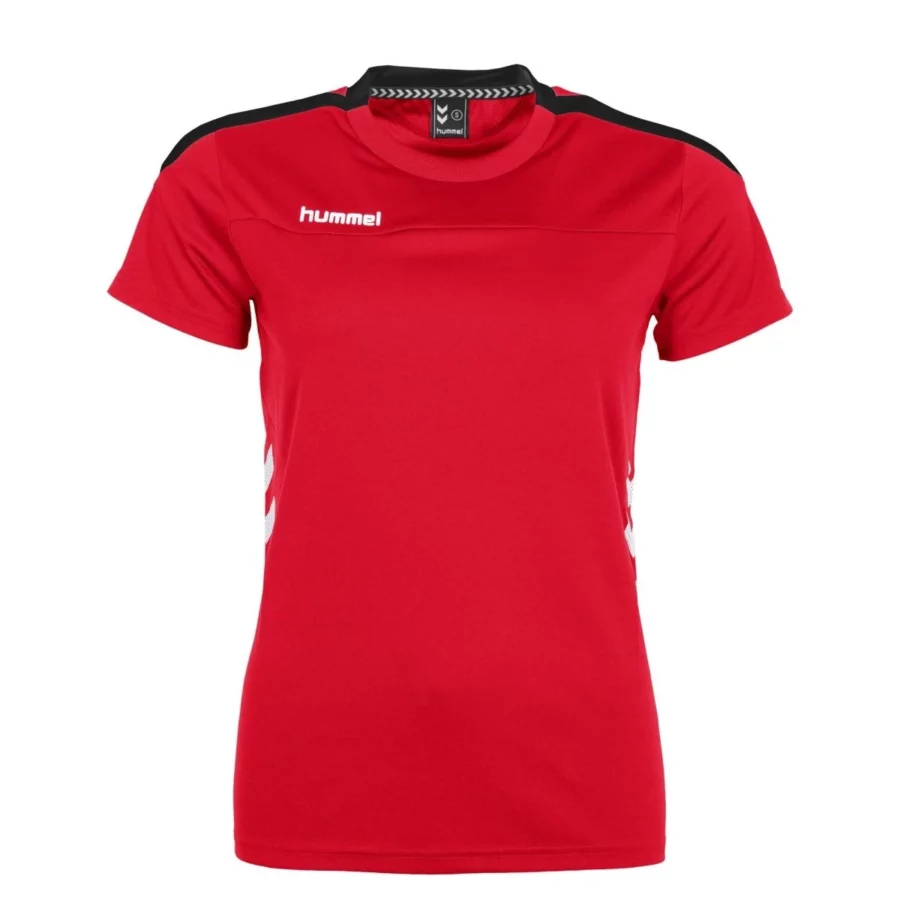 deventrade 160004 valencia t shirt 6800 rood wit