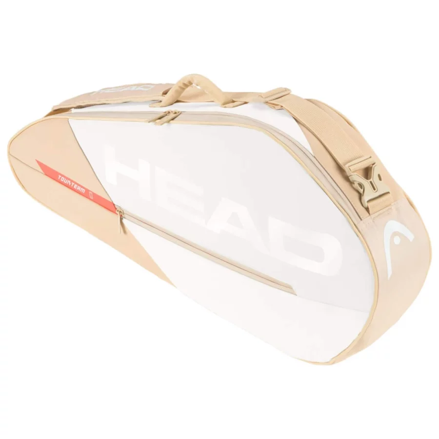 head 260833 tour racquet bag s champagne white