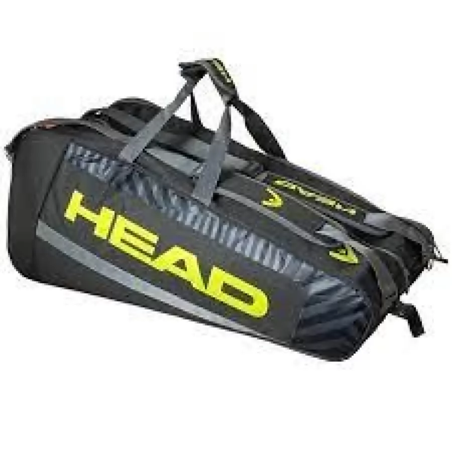 head 261413 base racquet bag m black yellow