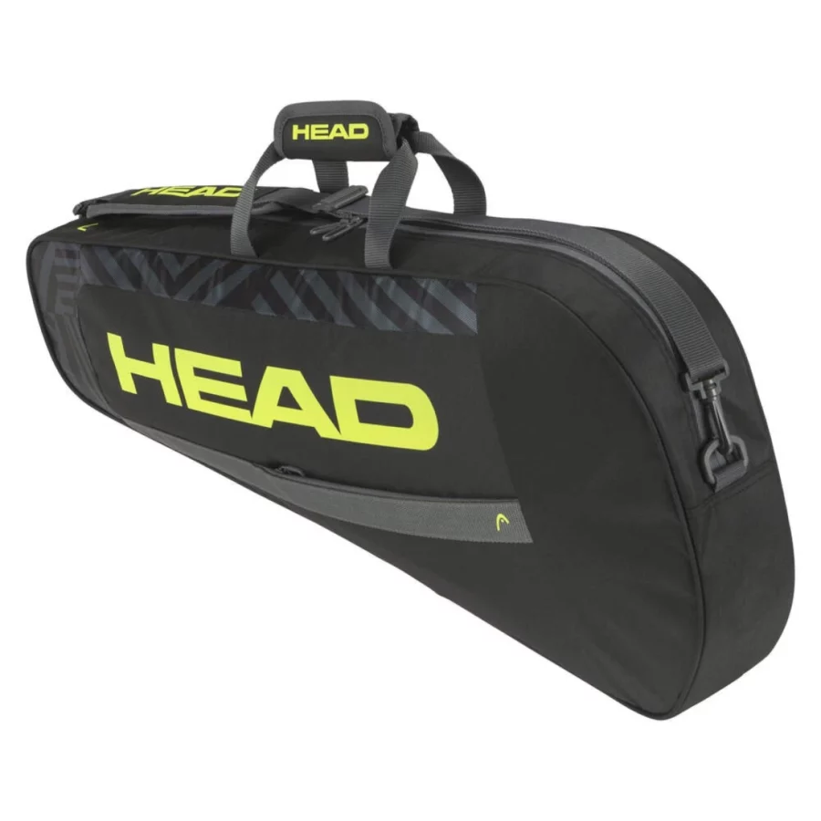 head 261423 base racquet bag s black yellow