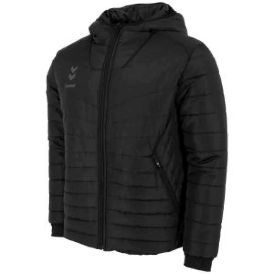 hummel 156002 ground puffer jacket 8000 zwart