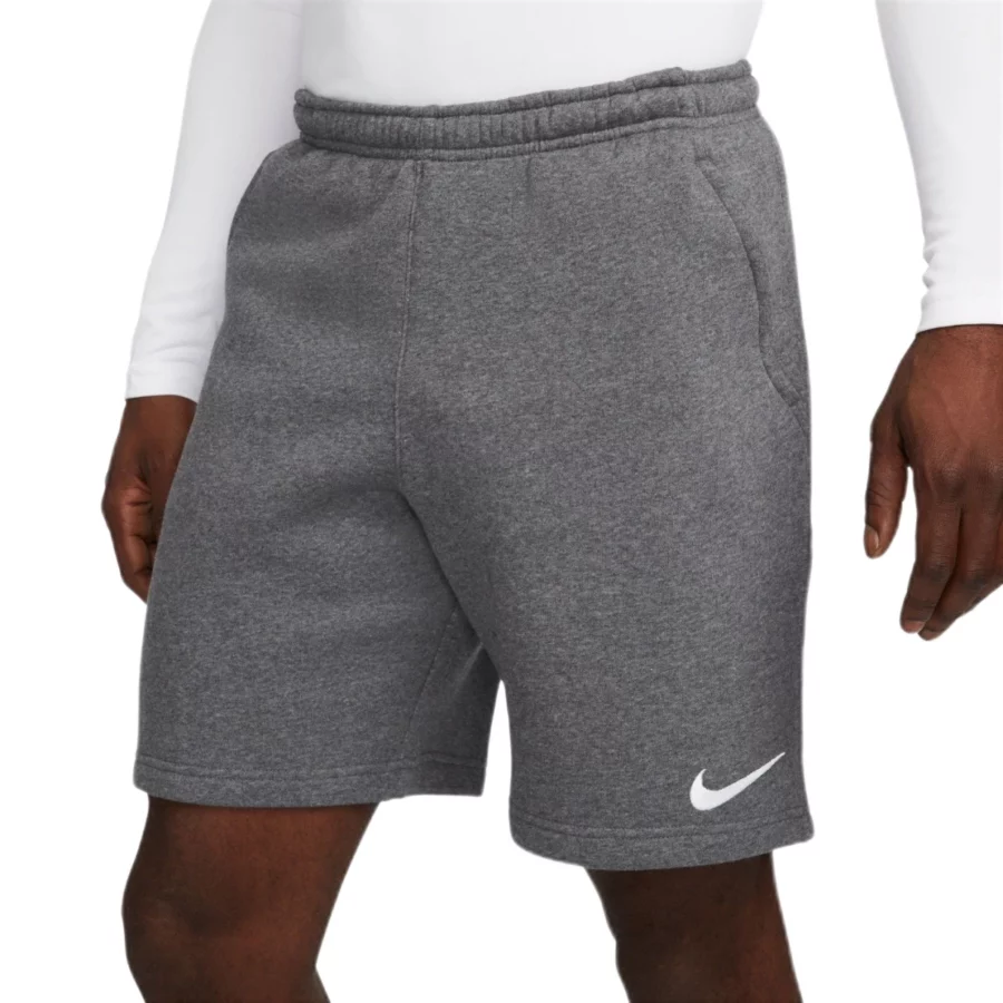 nike cw6910 park mens fleece short 071 charcoal heathr white white