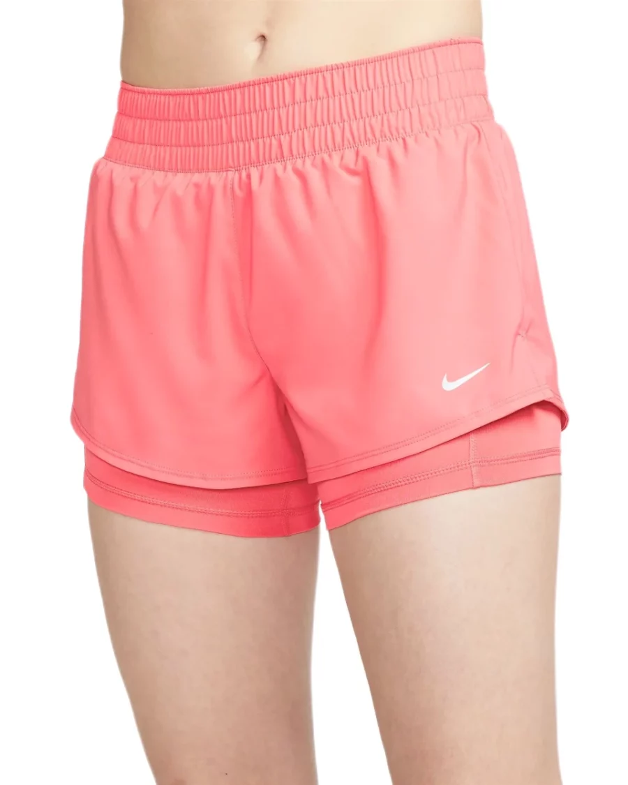 nike dx6012 essential woman short 894 sea coral reflective silv