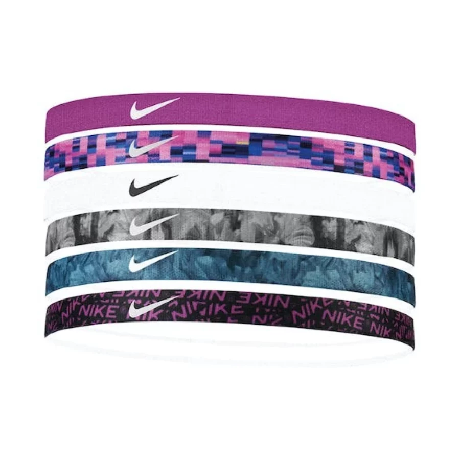 nike n0002545 printed headbands 611 pink grey blue