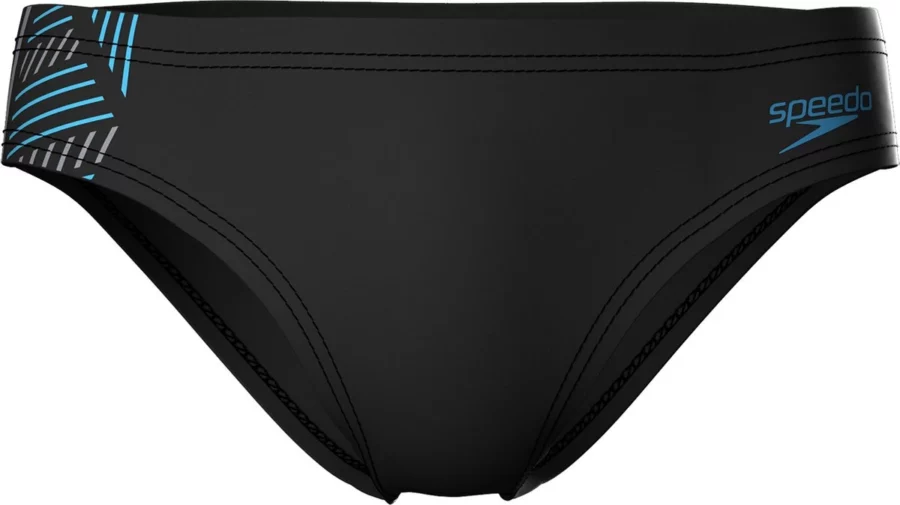 speedo 003961 eco tech panel short 16656 black blue