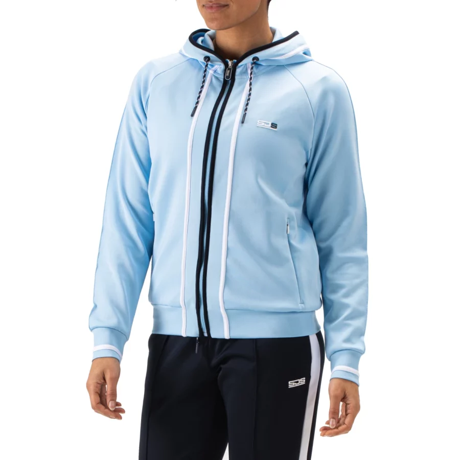 sjeng sports fathia hooded jacket a030 blue bell