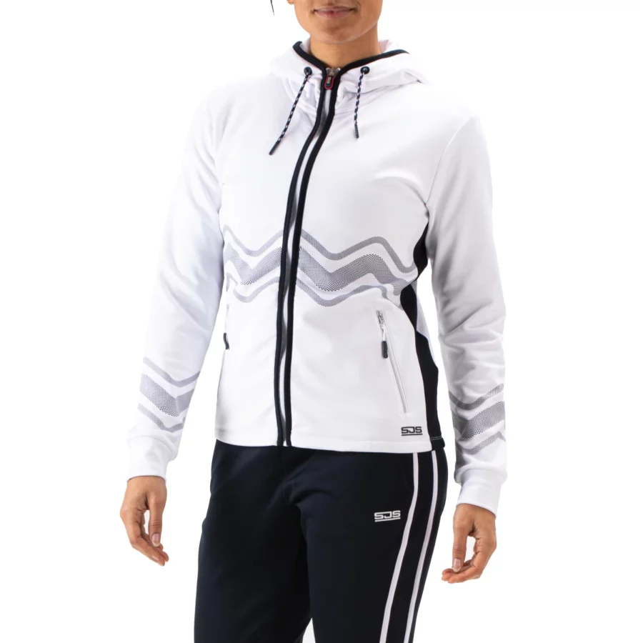 sjeng sports fenne hooded jacket w009 real white