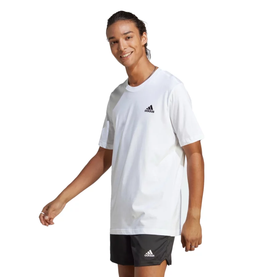 adidas ic9286 tee small logo 000 white
