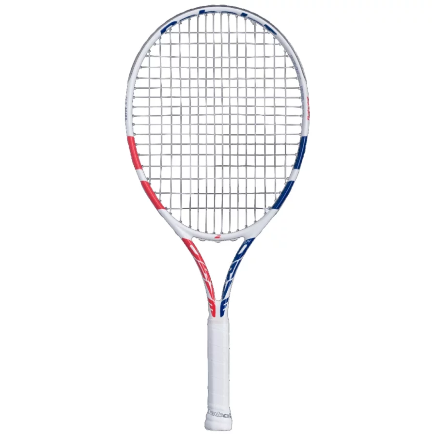 babolat 140441 drive jr 24 301 white red blue