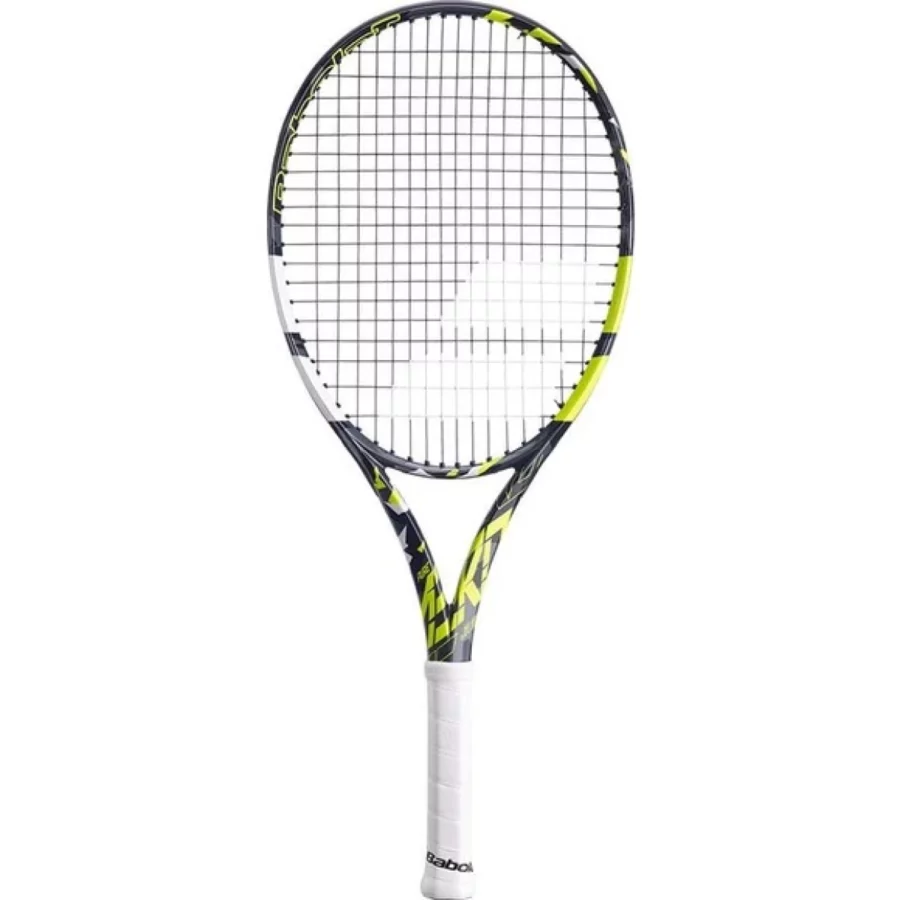 babolat 140464 pure aero jr 26 370 grey yellow white