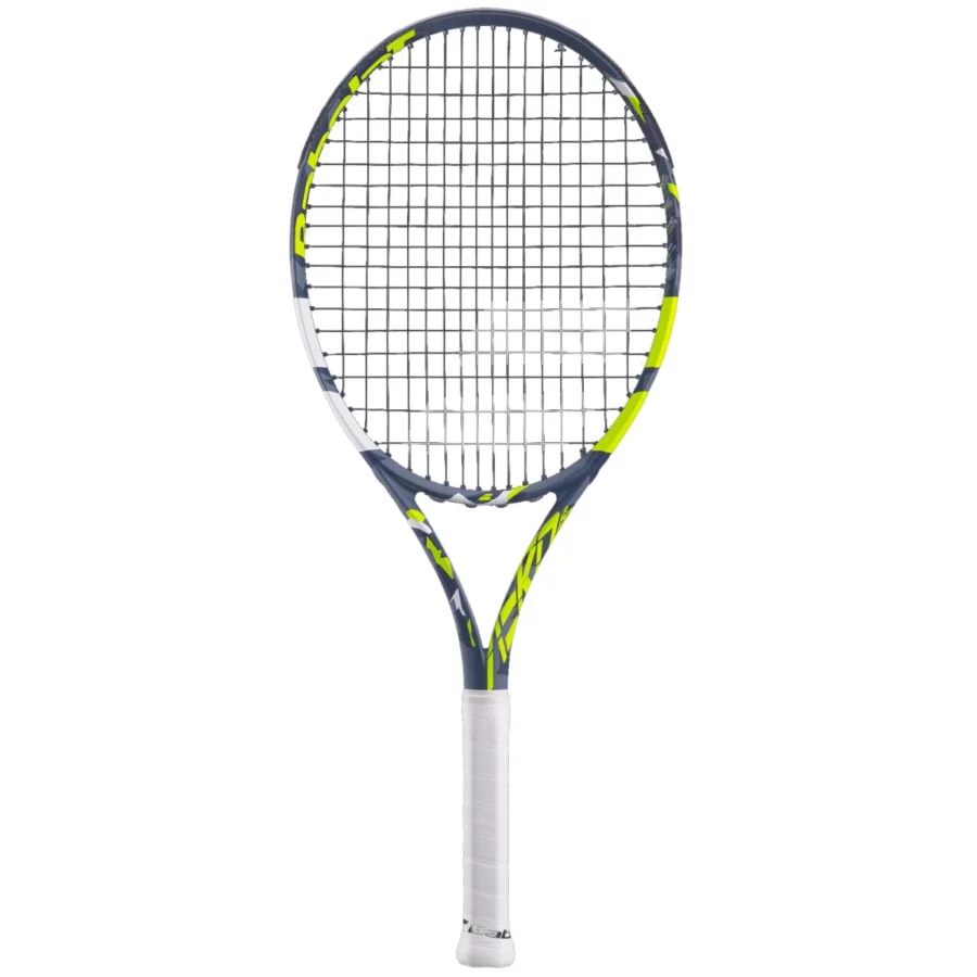 babolat 140495 aero jr 26str 100 grey yellow white