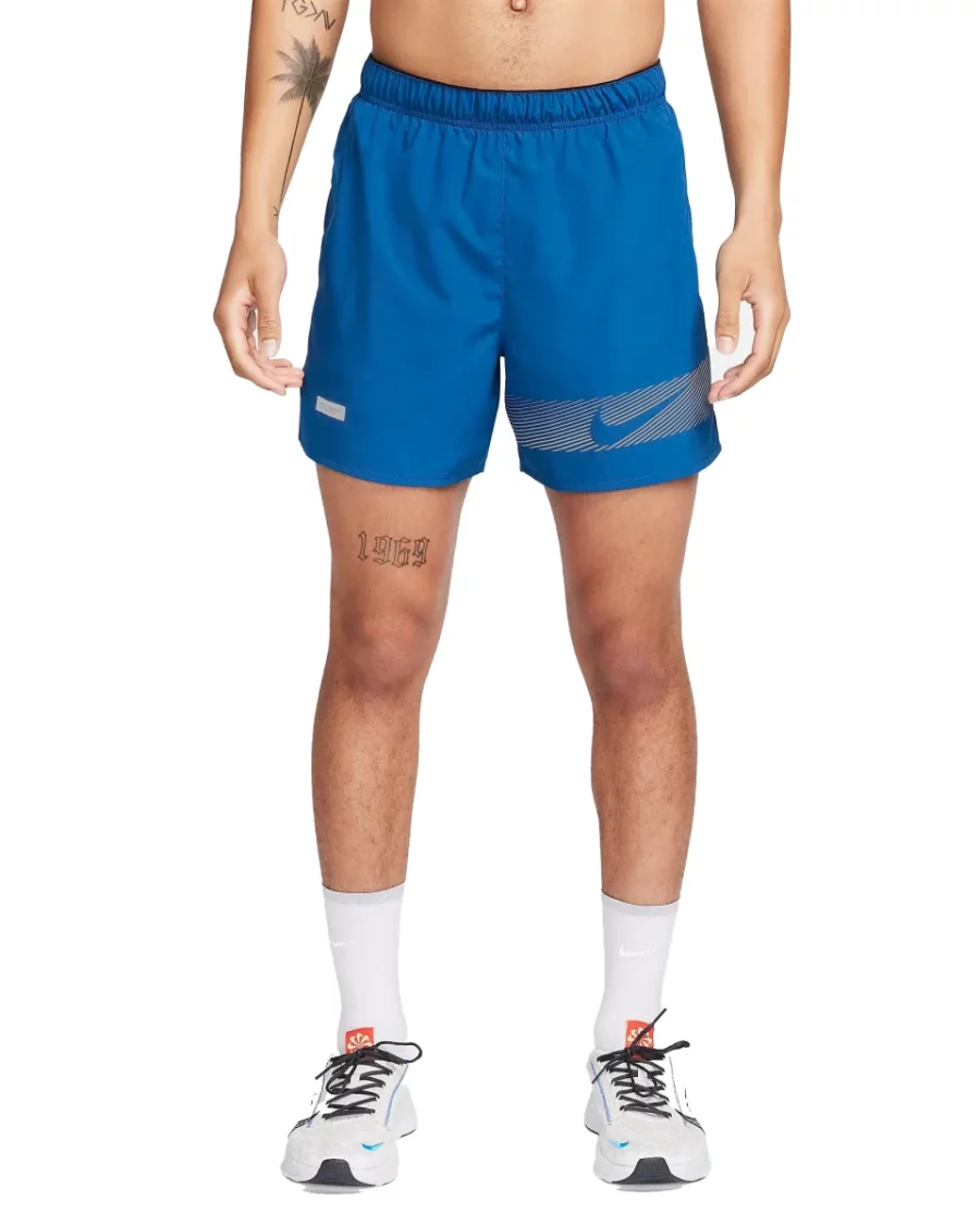 nike fn3048 challanger flash short 476 court blue black black reflective s