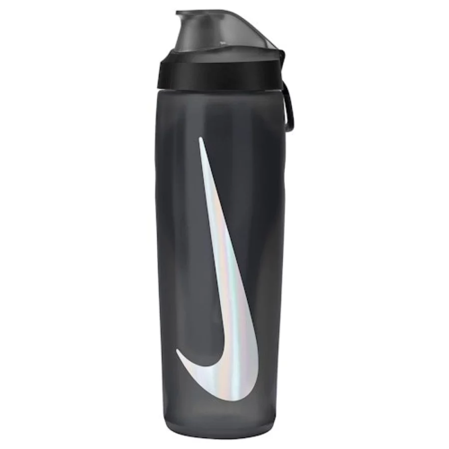 nike n1007668 refuel bottle lock 054 grey black silver