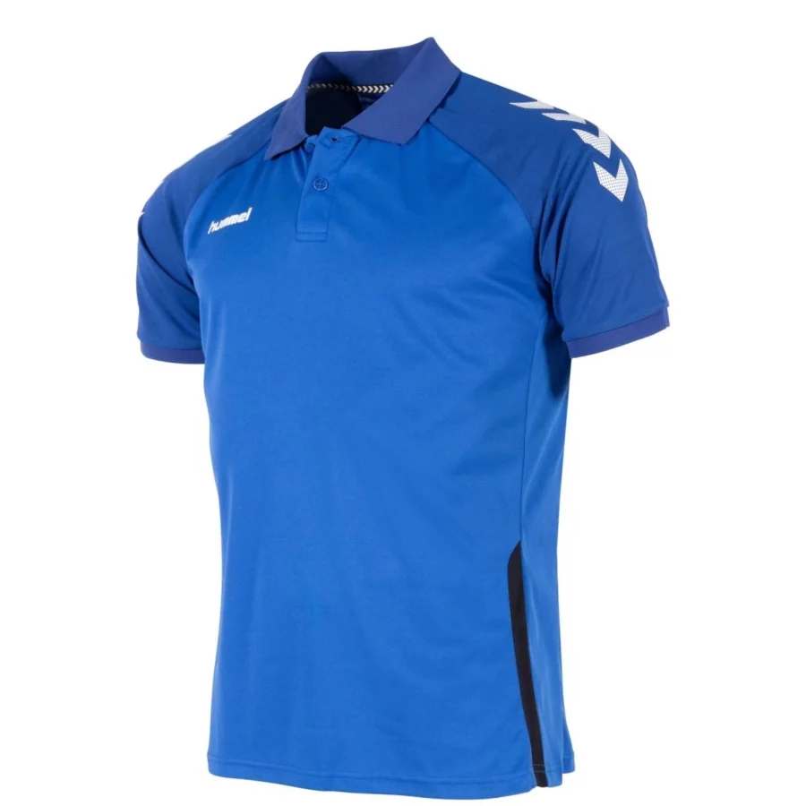 hummel 163003 hummel authenic polo 5800 blauw