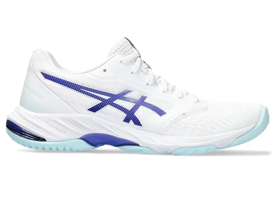 asics 1052a069 netburner ballistic f 105 white blue violet