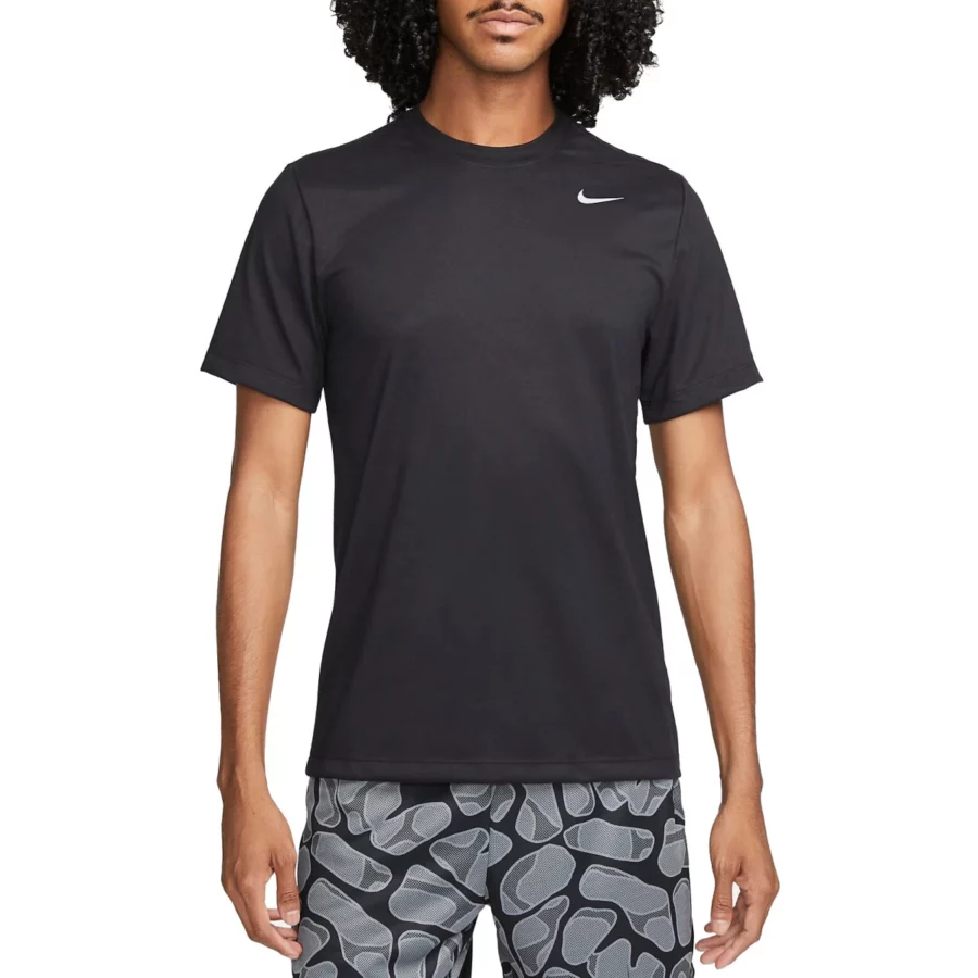 nike dx0989 dri fit tee 010 black matte silver