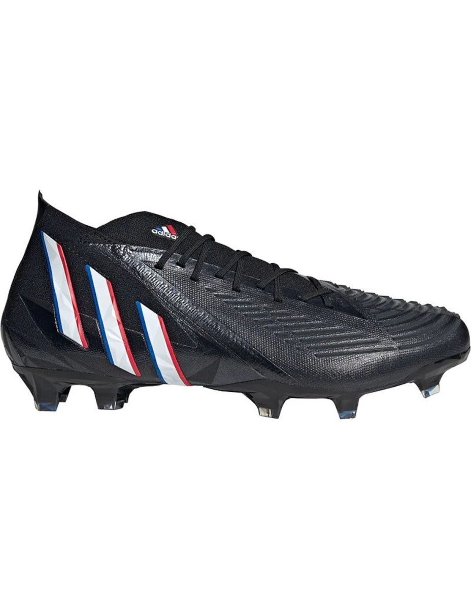ADIDAS HO2935 PREDATOR EDGE.1 FG-CBLACK/FTWWHT/VIVRED