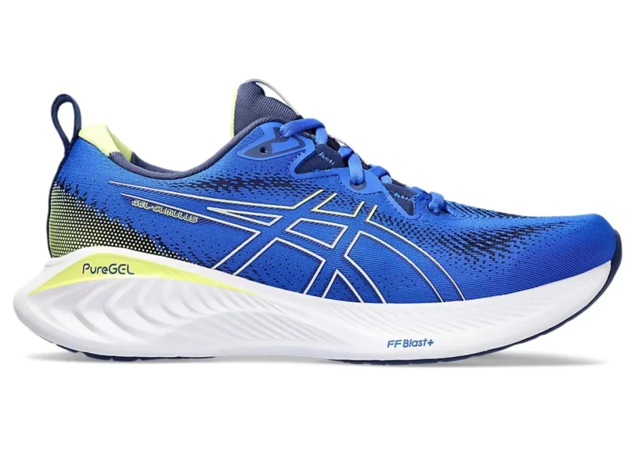 ASICS 1011B621 GEL-CUMULUS 25-406 ILLUSION BLUE/GLOW YELLOW