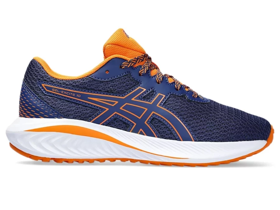ASICS 1014A298 GEL-EXCTIE 10 GS-401 DEEP OCEAN/BRIGHT ORANGE