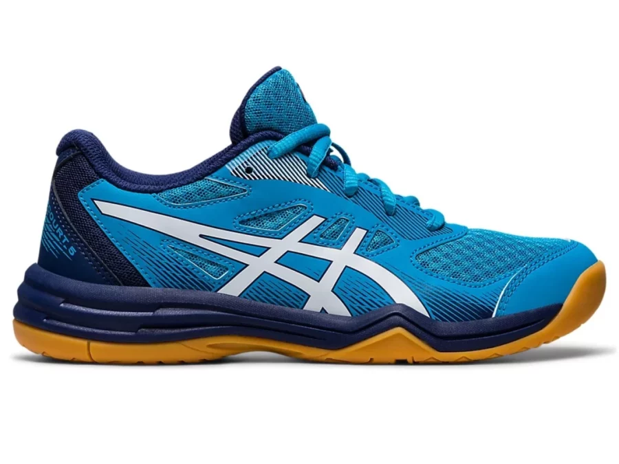 ASICS 1074A039 UPCOURT 5 GS-402 ISLAND BLUE/WHITE