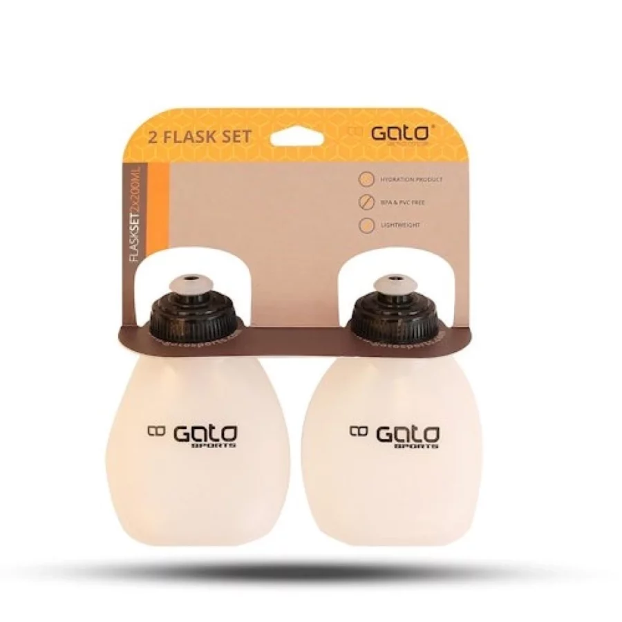 GATO H2FS-12 2 FLASK SET-TRANSPARANT