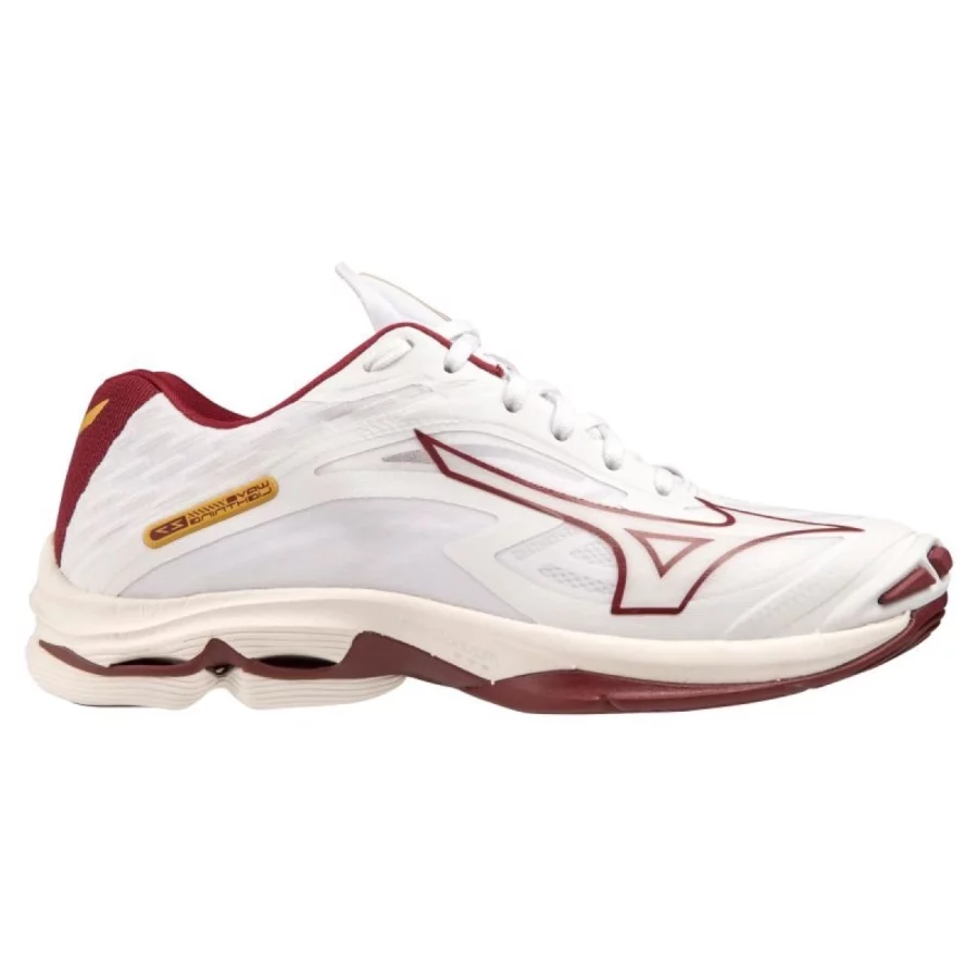 MIZUNO V1GC2200 WAVE LIGHTNING Z7 W-45 WHITE/CABERNET/GOLD