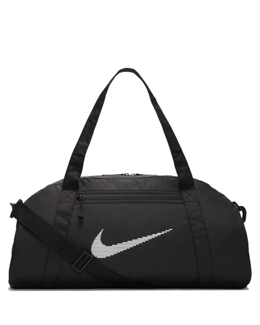 nike dr6974 gym club duffle bag 010 black black white