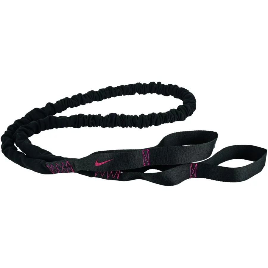NIKE N0000010 RESISTANCE BAND-080 Zwart/Rood