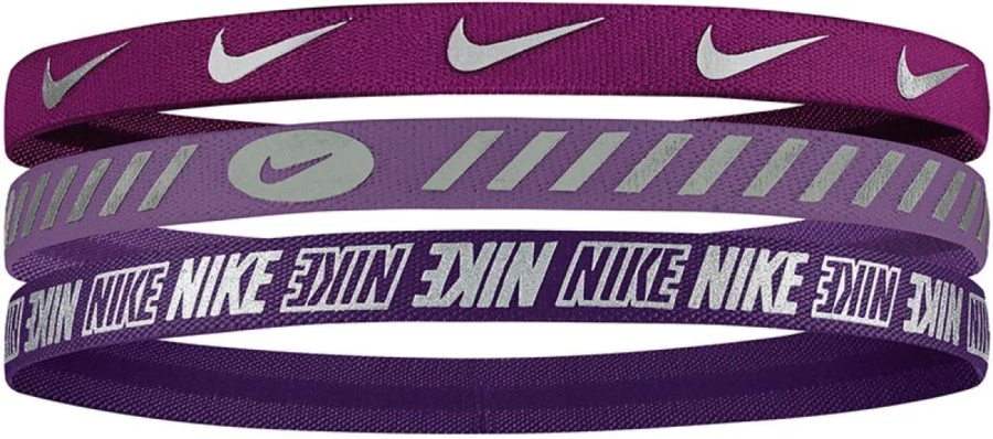 NIKE N1004527 Headbands 3.0 3pk Met-616 PinPinPin
