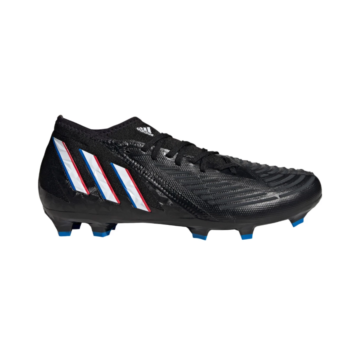 ADIDAS GW2271 PREDATOR EDGE.2 FG-CBLACK/FTWWHT/VIVRED