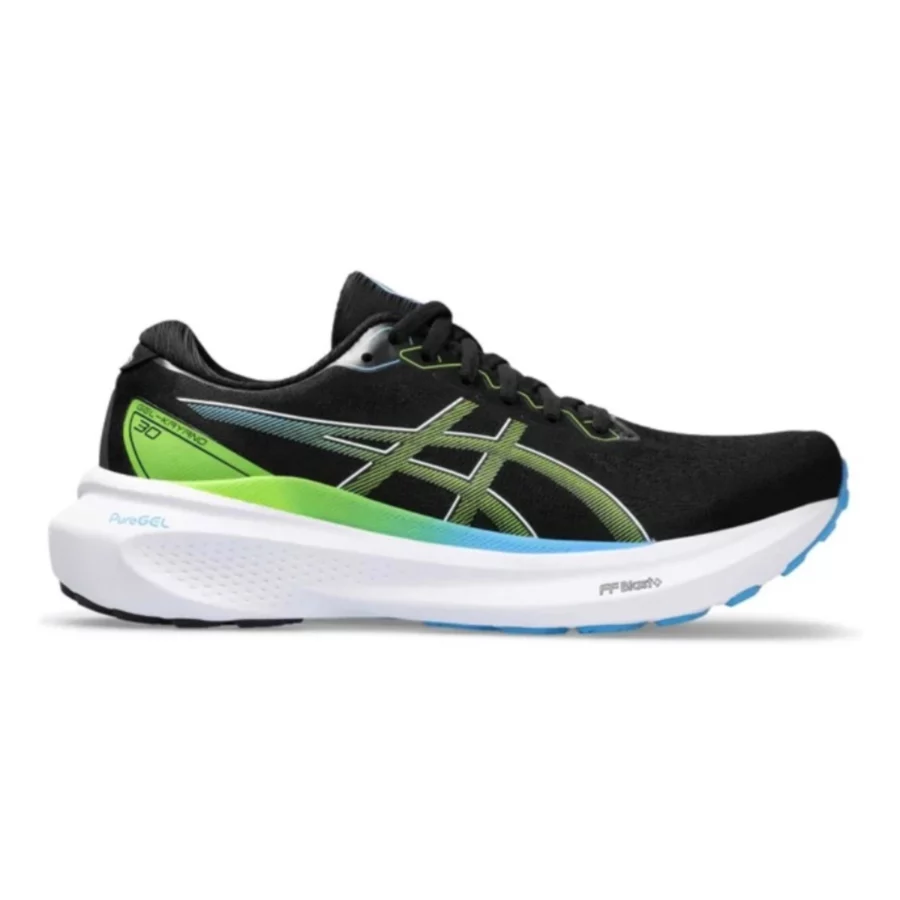ASICS 1011B548 GEL-KAYANO 30-005 BLACK/ELECTRIC LIME