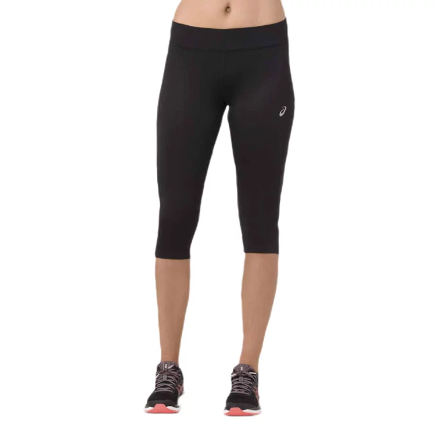 ASICS 2012A036 SILVER KNEE TIGHT-001 PERFORMANCE BLACK