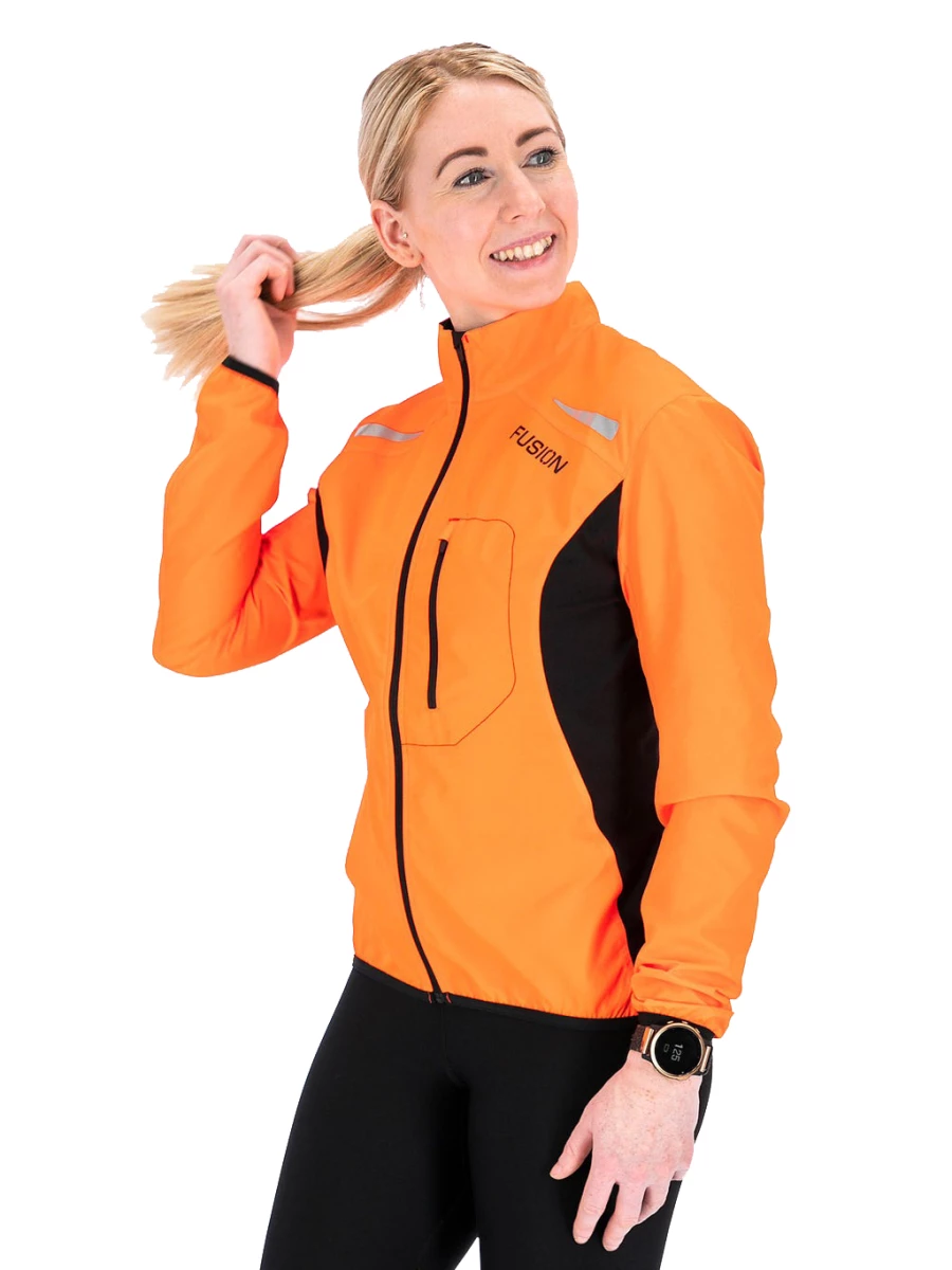 FUSION 0036 Womans S1 Run Jacket-ORANGE