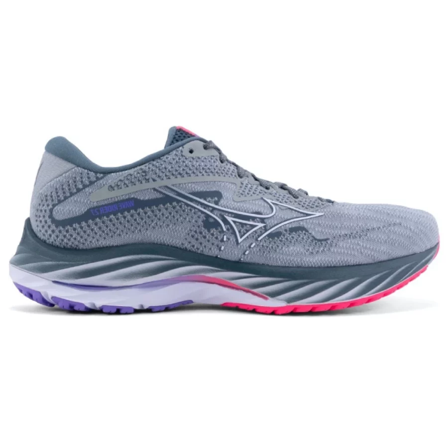 MIZUNO J1GD2303 WAVE RIDER 27(W)-21 PBlue/White/H-VPink